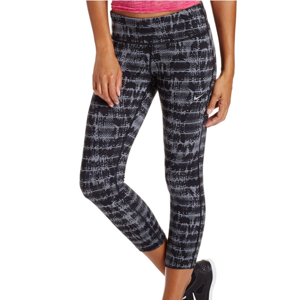 Nike Epic Run Dri-fit Print Cropped Legging